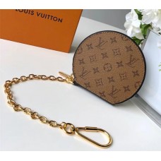 Louis Vuitton Micro Boîte Chapeau Round Purse M63598 Brown Monogram Canvas