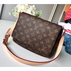 Louis Vuitton Monogram Canvas Flap Messenger Bag M51257