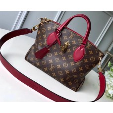 Louis Vuitton Monogram Canvas Flower Zipped Tote BB Bag M44350 Lie de Vin 2019