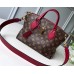 Louis Vuitton Monogram Canvas Flower Zipped Tote BB Bag M44350 Lie de Vin 2019