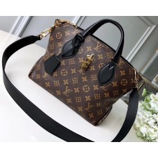 Louis Vuitton Monogram Canvas Flower Zipped Tote BB Bag M44351 Noir 2019