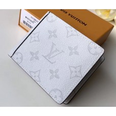 Louis Vuitton Monogram Antarctica Canvas Multiple Wallet M30300 White 2019