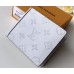 Louis Vuitton Monogram Antarctica Canvas Multiple Wallet M30300 White 2019