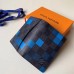 Louis Vuitton Damier Graphite Pixel Canvas Pocket Organiser Wallet N60158 Blue 2019