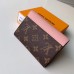 Louis Vuitton Monogram Canvas Pallas Compact Wallet Pink 2019