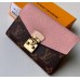 Louis Vuitton Monogram Canvas Pallas Compact Wallet Pink 2019