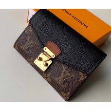 Louis Vuitton Monogram Canvas Pallas Compact Wallet M67479 Noir 2019