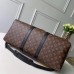 Louis Vuitton Monogram Canvas Chalk Keepall Bandouliere 50 Bag M44642 Marron 2019