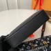 Louis Vuitton Taurillon Monogram Pochette Volga Pouch Bag M53550 Black 2019