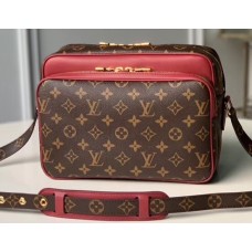 Louis Vuitton Monogram Canvas Patchwork Nil Slim Bag M51478 Red 2019