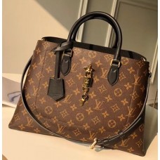 Louis Vuitton Monogram Canvas Flower Padlock Tote Bag M43550 Noir 2018