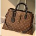 Louis Vuitton Monogram Canvas Flower Padlock Tote Bag M43550 Noir 2018