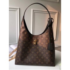 Louis Vuitton Monogram Flower Padlock Hobo Bag M43545 Noir 2018