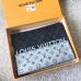 Louis Vuitton Monogram Eclipse Split Pochette Voyage MM Bag M63039 Silver 2018