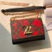 Louis Vuitton Monogram Blossom Red Twist MM Bag M43639 2018