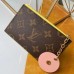 Louis Vuitton Flower Monogram Canvas Zipped Card Holder M67494 Yellow 2019