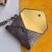 Louis Vuitton Monogram LV Pop Kirigami Necklace Envelope Pouch Bag M68614 Pink 2019