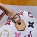 Louis Vuitton Vintage Monogram Canvas Nano Speedy Turenne Bag M92645 White/Multicolor