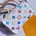 Louis Vuitton Vintage Monogram Canvas Nano Speedy Bag M61252 White/Multicolor