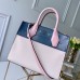 Louis Vuitton City Steamer PM Tote Bag Blue/White/Pink