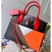 Louis Vuitton City Steamer PM Tote Bag Black/Red/Orange