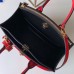 Louis Vuitton City Steamer PM Tote Bag Black/Red/Orange