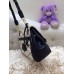 Louis Vuitton Black Losange Flap Bag in white