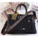 Louis Vuitton Patent Calf Leather Tote Miroir Bag M54626 Noir 2018