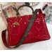 Louis Vuitton Patent Calf Leather Tote Miroir Bag M54640 Red 2018