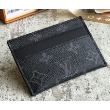 Louis Vuitton Men's Double Card Holder M62170 Monogram Eclipse Canvas