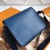 Louis Vuitton Men's Messenger PM Bag in Epi Leather M53494 Blue Azur 2017