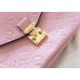 LOUIS VUITTON METIS CALFSKIN MESSGER SHOULDER BAG 2017 PINK