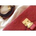 LOUIS VUITTON METIS CALFSKIN MESSGER SHOULDER BAG 2017 RED