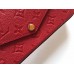 LOUIS VUITTON FELICIE THREE-IN- ONE CHAIN BAG 2017 RED