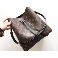 LOUIS VUITTON CHAMPAGNE NOE BUCKET BAG 2017 BLACK