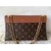 Louis Vuitton Pallas Chain Flap Bag in havane