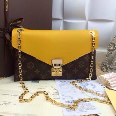 Louis Vuitton Pallas Chain Flap Bag yellow flap