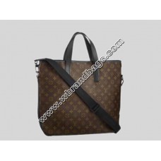 LOUIS VUITTON MONOGRAM MACASSAR CANVAS DAVIS TOTE BAG