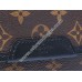 LOUIS VUITTON MONOGRAM MACASSAR CANVAS BASS PM SHOULDER BAG