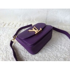 Louis Vuitton purple Vivienne LV Bag in clemence leather