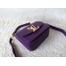 Louis Vuitton purple Vivienne LV Bag in clemence leather