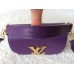 Louis Vuitton purple Vivienne LV Bag in clemence leather