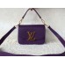 Louis Vuitton purple Vivienne LV Bag in clemence leather