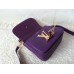 Louis Vuitton purple Vivienne LV Bag in clemence leather