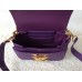 Louis Vuitton purple Vivienne LV Bag in clemence leather