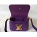 Louis Vuitton purple Vivienne LV Bag in clemence leather