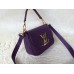 Louis Vuitton purple Vivienne LV Bag in clemence leather