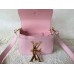 Louis Vuitton pink Vivienne LV Bag in clemence leather