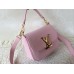 Louis Vuitton pink Vivienne LV Bag in clemence leather