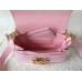 Louis Vuitton pink Vivienne LV Bag in clemence leather